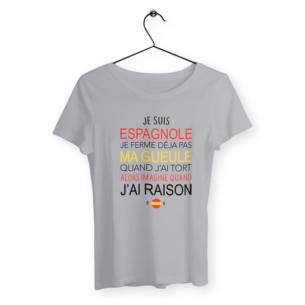 T-shirt femme - Je suis Espagnole - #shop_name - Premium Plus