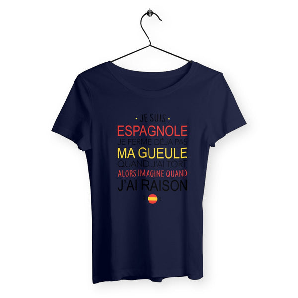 T-shirt femme - Je suis Espagnole - #shop_name - Premium Plus