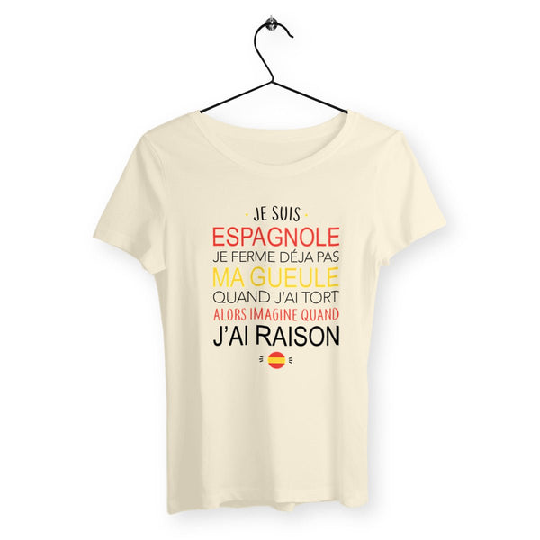 T-shirt femme - Je suis Espagnole - #shop_name - Premium Plus