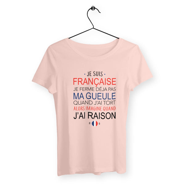 T-shirt femme - Je suis Française - #shop_name - Premium Plus