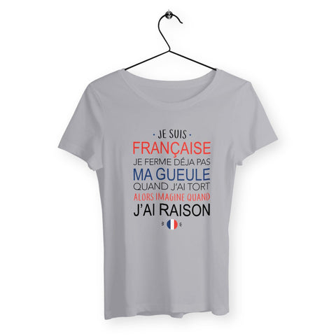 T-shirt femme - Je suis Française - #shop_name - Premium Plus