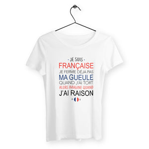 T-shirt femme - Je suis Française - #shop_name - Premium Plus