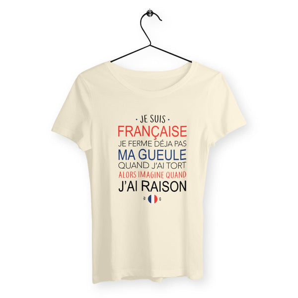 T-shirt femme - Je suis Française - #shop_name - Premium Plus