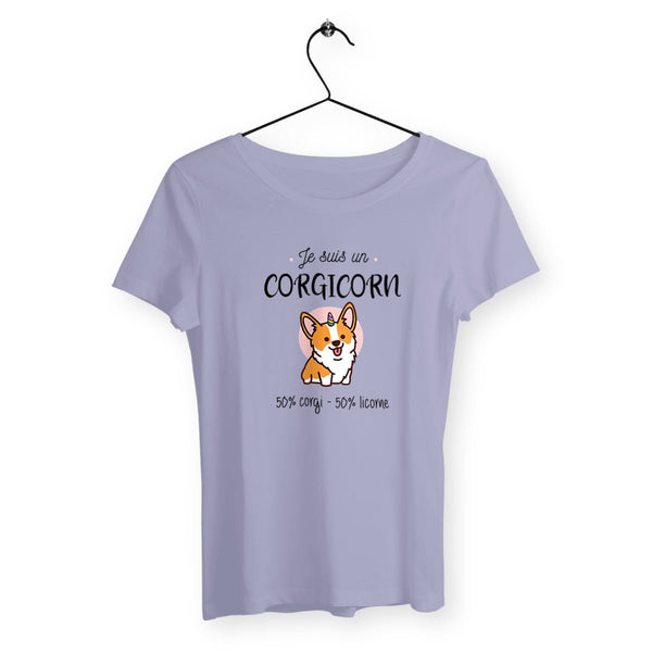 T-shirt femme - Je suis un corgicorn - #shop_name - Premium Plus