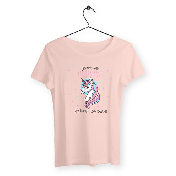 T-shirt femme - Je suis une licornasse - #shop_name - Premium Plus