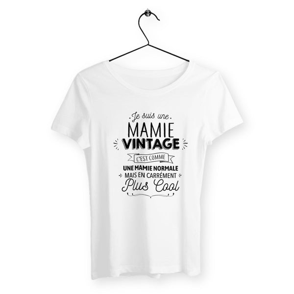 T-shirt femme - Je suis une mamie vintage - #shop_name - Premium Plus