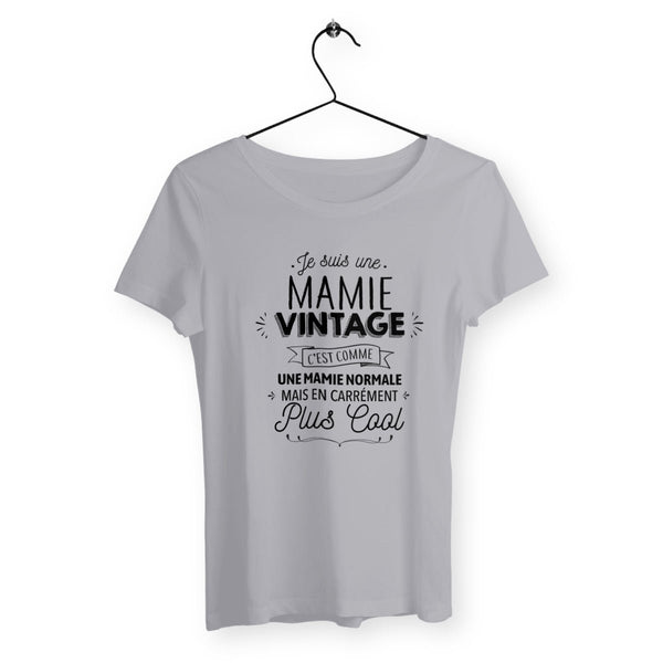 T-shirt femme - Je suis une mamie vintage - #shop_name - Premium Plus