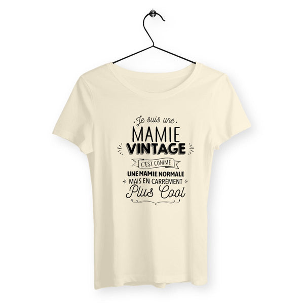 T-shirt femme - Je suis une mamie vintage - #shop_name - Premium Plus