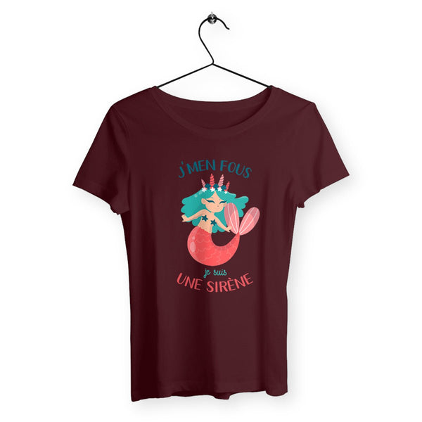 T-shirt femme - Je suis une sirène - #shop_name - Premium Plus