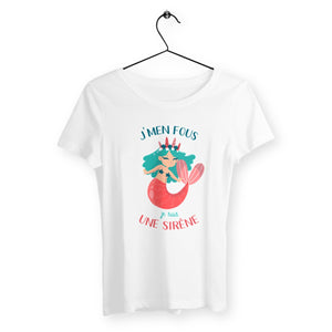 T-shirt femme - Je suis une sirène - #shop_name - Premium Plus