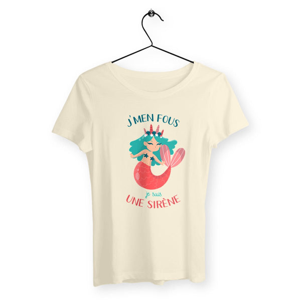 T-shirt femme - Je suis une sirène - #shop_name - Premium Plus