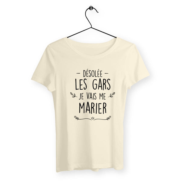 T-shirt femme - Je vais me marier - #shop_name - Premium Plus