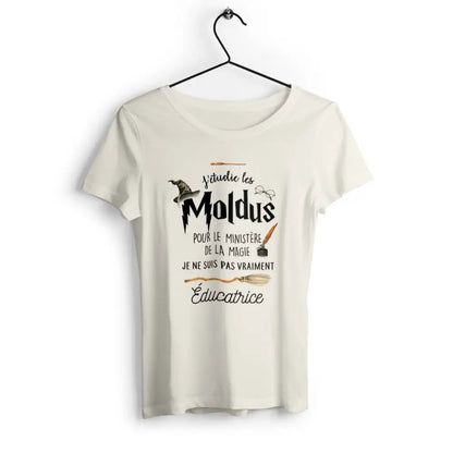 T-shirt femme J'étudie les moldus personnalisable - face_1