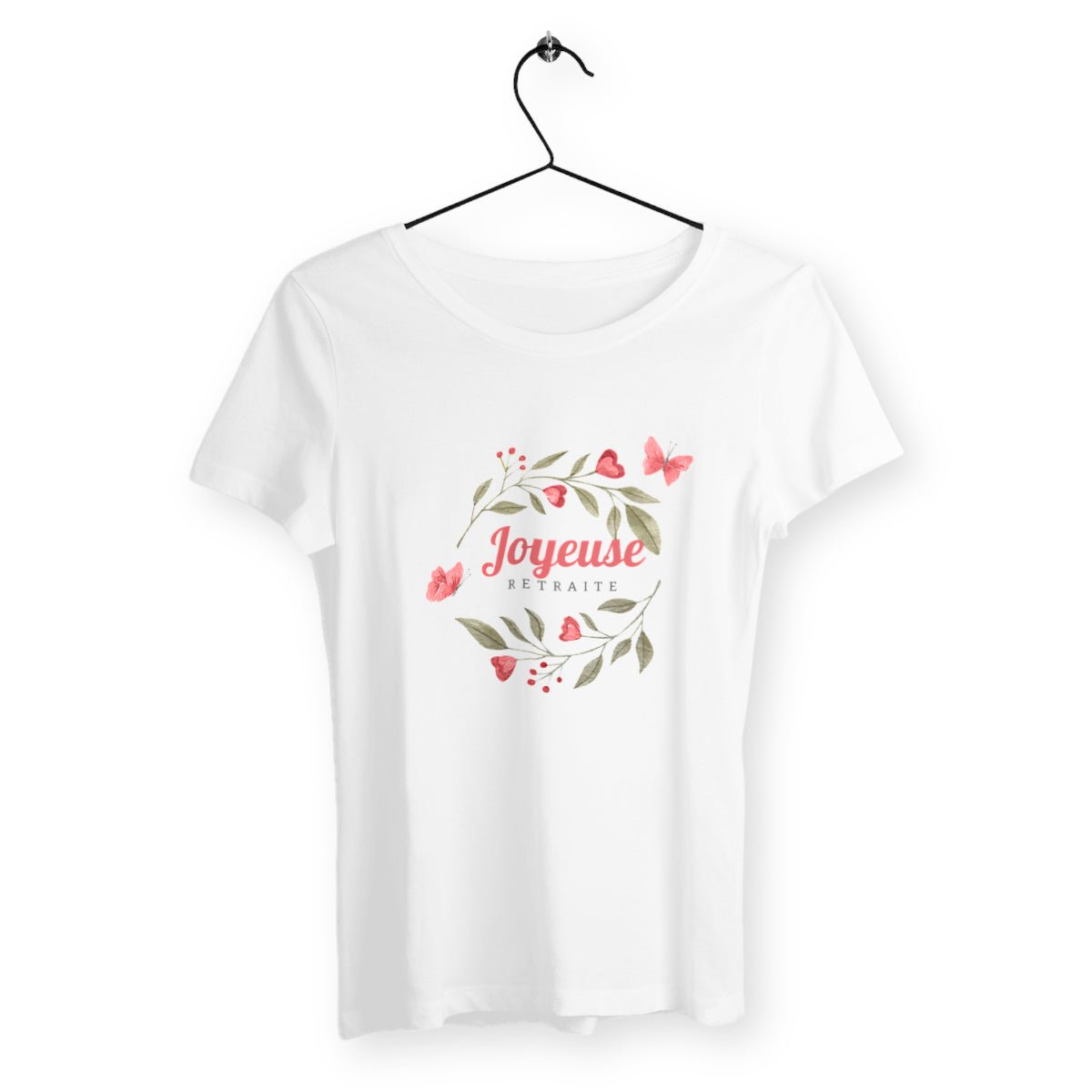 T-shirt femme - Joyeuse retraite - #shop_name - Premium Plus