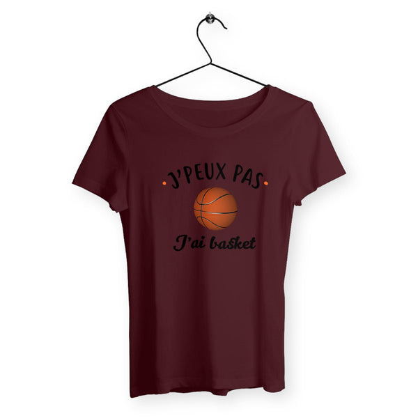 T-shirt femme - J'peux pas j'ai basket - #shop_name - Premium Plus