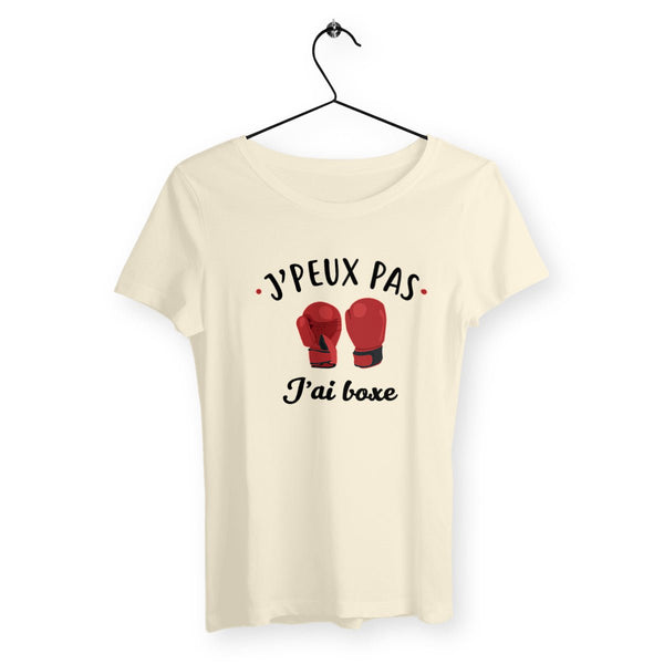 T-shirt femme - J'peux pas j'ai boxe - #shop_name - Premium Plus