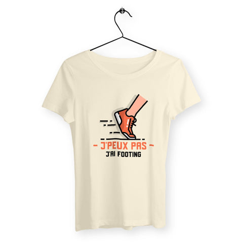 T-shirt femme - J'peux pas j'ai footing - #shop_name - Premium Plus