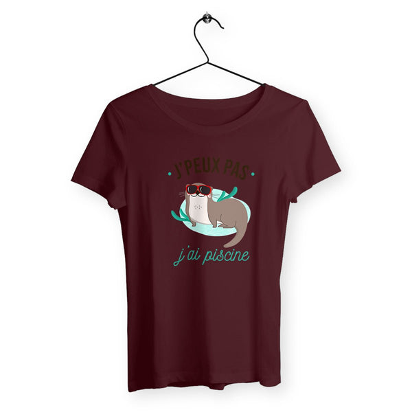 T-shirt femme - J'peux pas j'ai piscine - #shop_name - Premium Plus