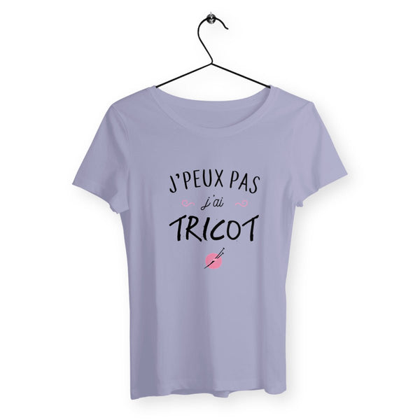 T-shirt femme - J'peux pas j'ai tricot - #shop_name - Premium Plus