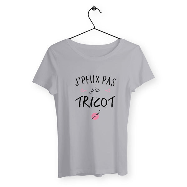 T-shirt femme - J'peux pas j'ai tricot - #shop_name - Premium Plus