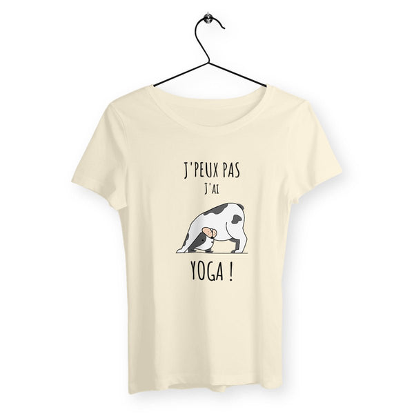 T-shirt femme - J'peux pas j'ai yoga - #shop_name - Premium Plus