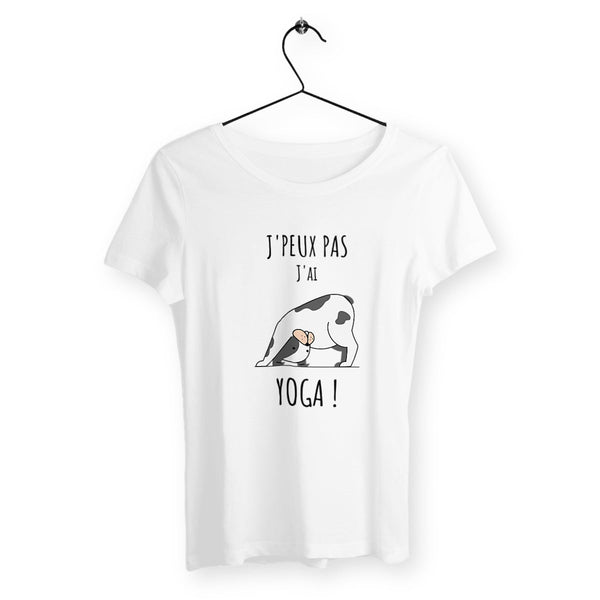 T-shirt femme - J'peux pas j'ai yoga - #shop_name - Premium Plus