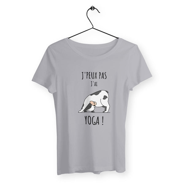 T-shirt femme - J'peux pas j'ai yoga - #shop_name - Premium Plus