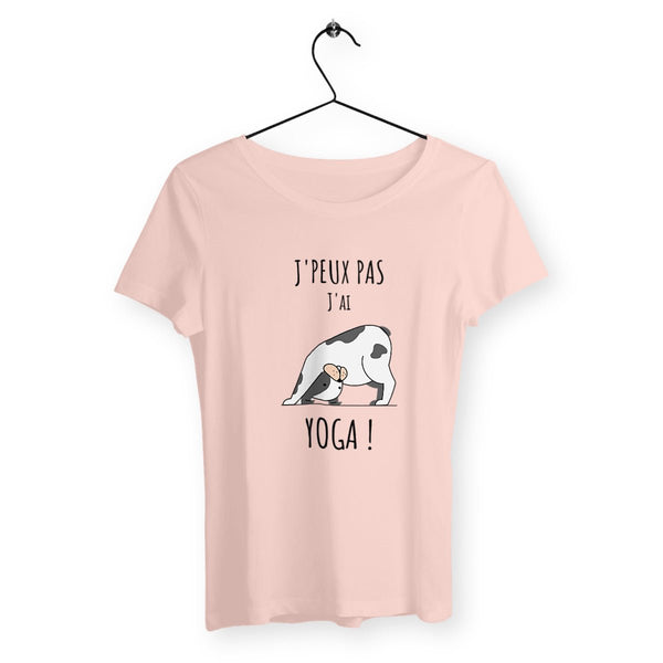 T-shirt femme - J'peux pas j'ai yoga - #shop_name - Premium Plus