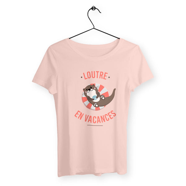 T-shirt femme - Loutre en vacances - #shop_name - Premium Plus