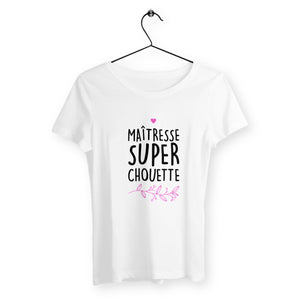 T-shirt femme - Maîtresse super chouette - #shop_name - Premium Plus