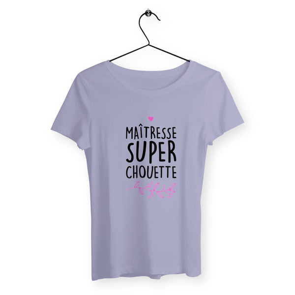 T-shirt femme - Maîtresse super chouette - #shop_name - Premium Plus