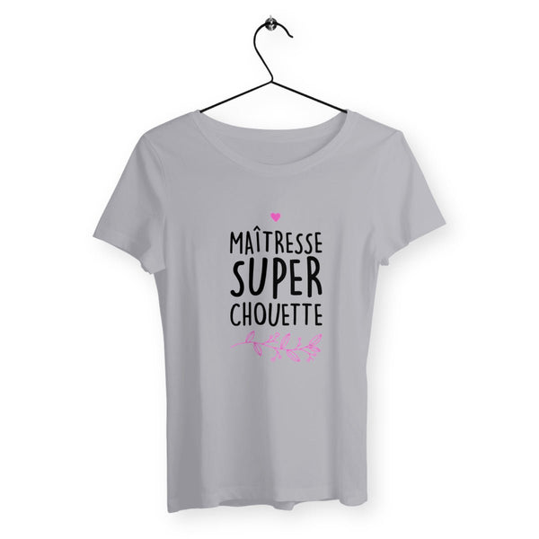 T-shirt femme - Maîtresse super chouette - #shop_name - Premium Plus