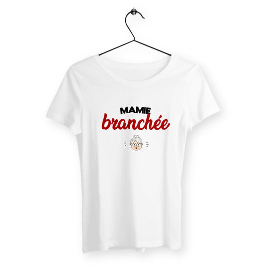 T-shirt femme - Mamie branchée - #shop_name - Premium Plus