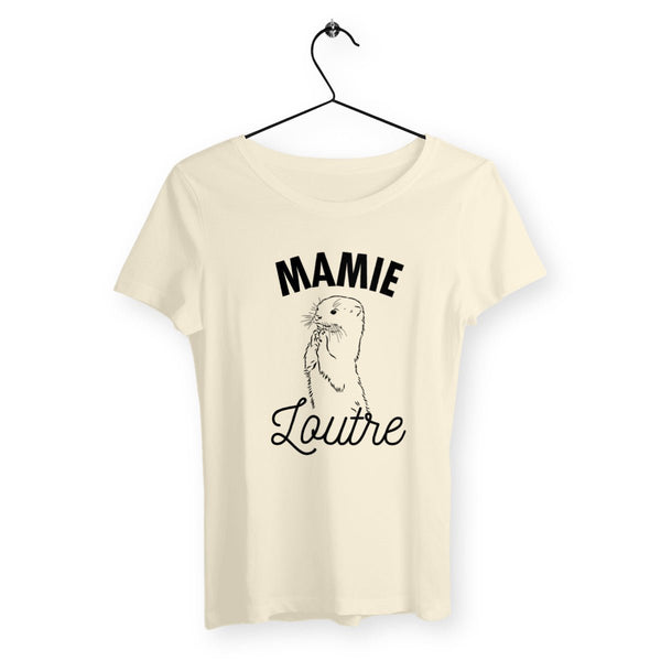 T-shirt femme - Mamie loutre - #shop_name - Premium Plus