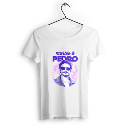 T-shirt femme Mentalement mariée à Pedro