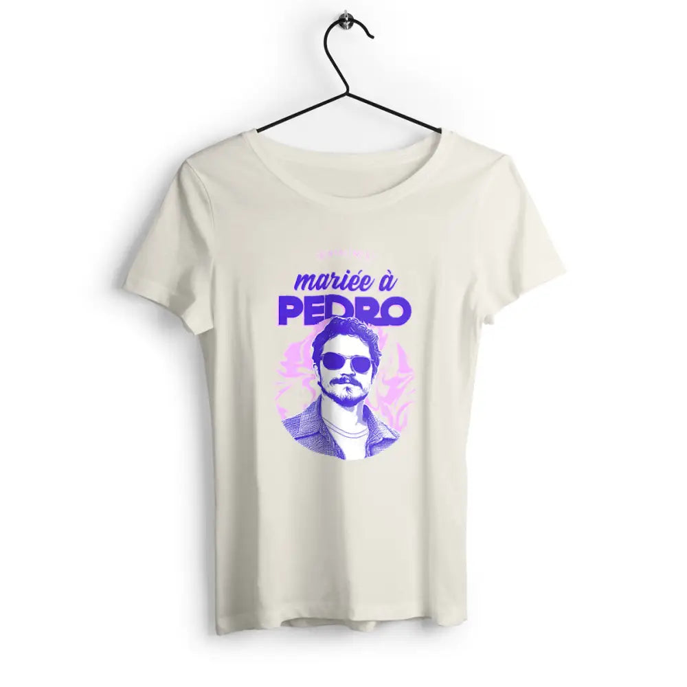 T-shirt femme Mentalement mariée à Pedro