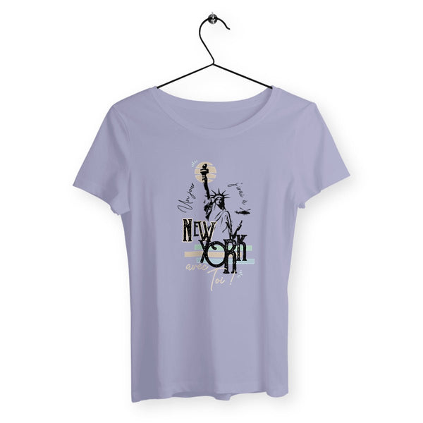 T-shirt femme - New-York avec toi ! - #shop_name - Premium Plus