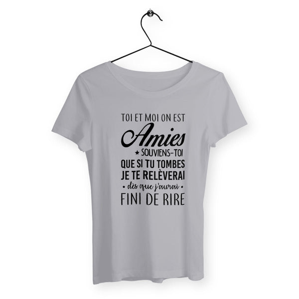 T-shirt femme - On est amies - #shop_name - Premium Plus