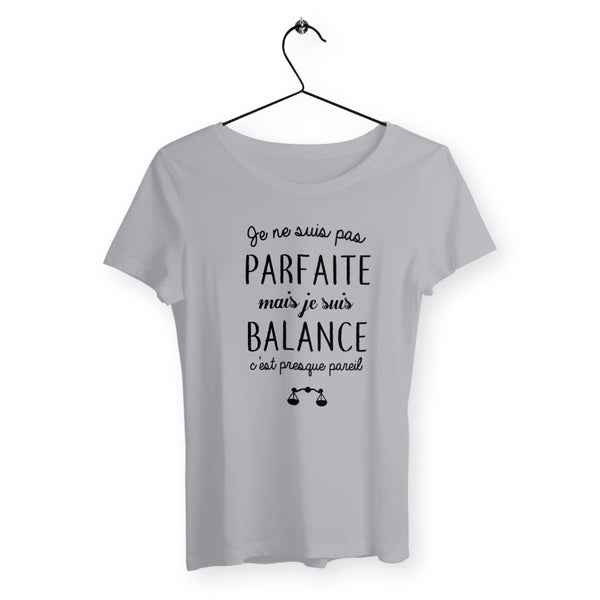 T-shirt femme - Pas parfaite mais balance - #shop_name - Premium Plus