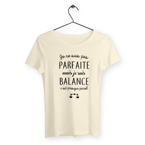 T-shirt femme - Pas parfaite mais balance - #shop_name - Premium Plus