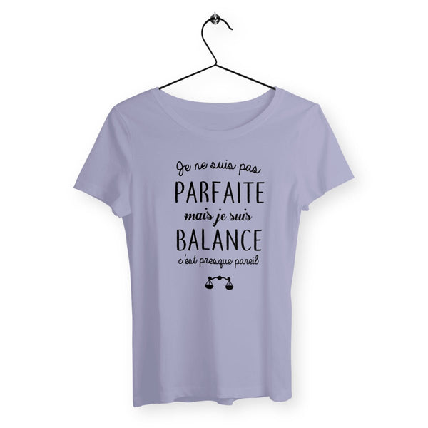 T-shirt femme - Pas parfaite mais balance - #shop_name - Premium Plus