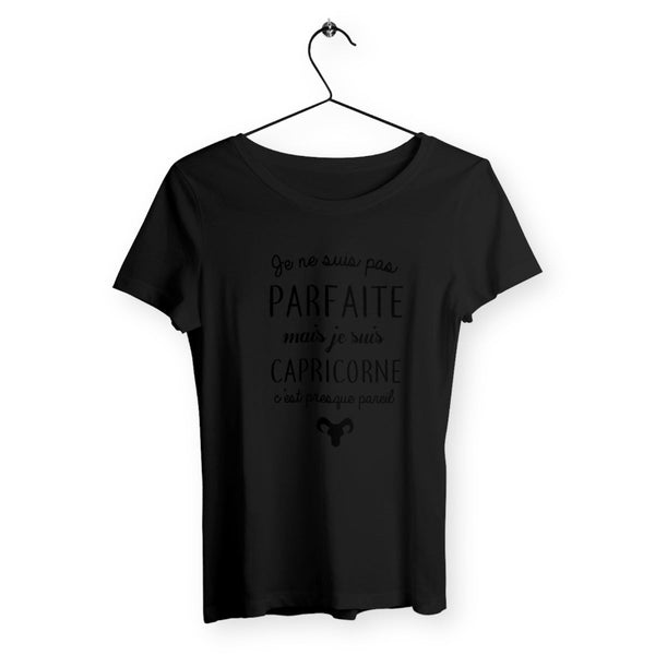 T-shirt femme - Pas parfaite mais capricorne - #shop_name - Premium Plus