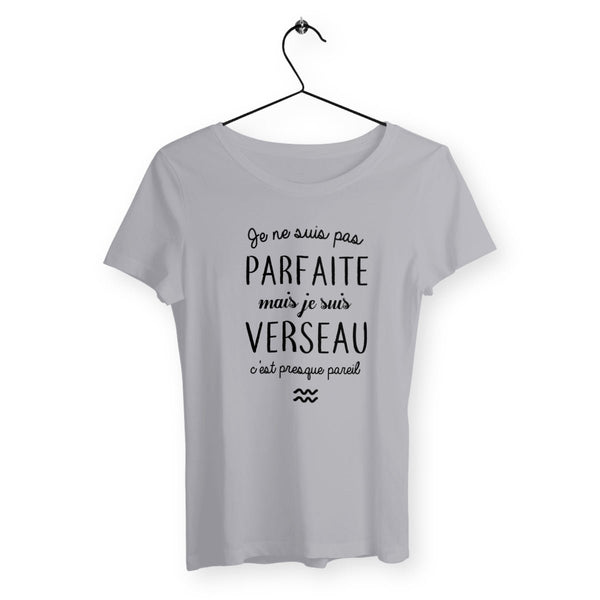 T-shirt femme - Pas parfaite mais verseau - #shop_name - Premium Plus