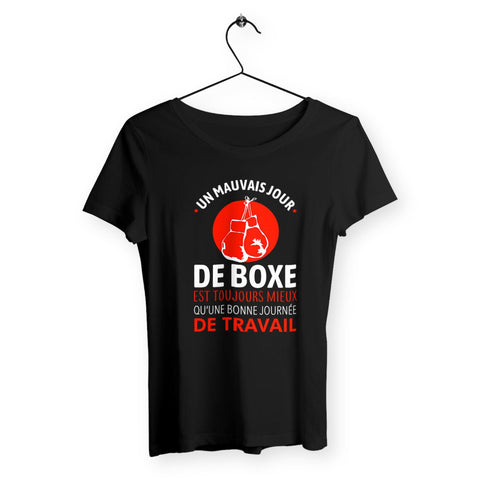 T-shirt femme - Un mauvais jour de boxe - #shop_name - Premium Plus