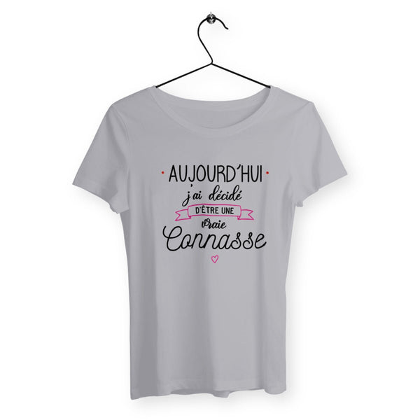 T-shirt femme - Une vraie connasse - #shop_name - Premium Plus