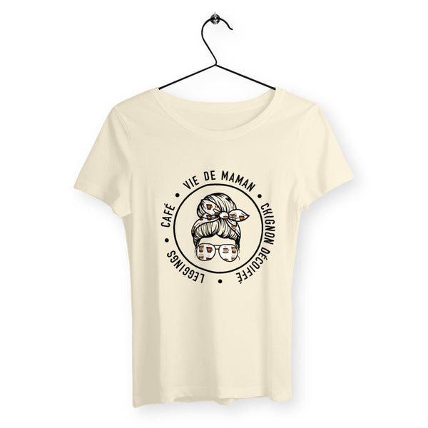 T-shirt femme - Vie de maman - #shop_name - Premium Plus