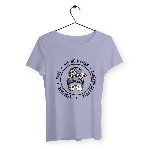 T-shirt femme - Vie de maman - #shop_name - Premium Plus