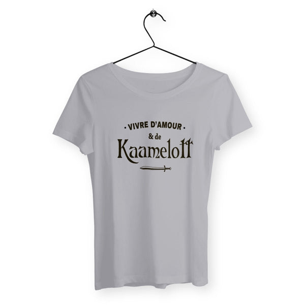 T-shirt femme - Vivre d'amour et de Kaamelott - #shop_name - Premium Plus