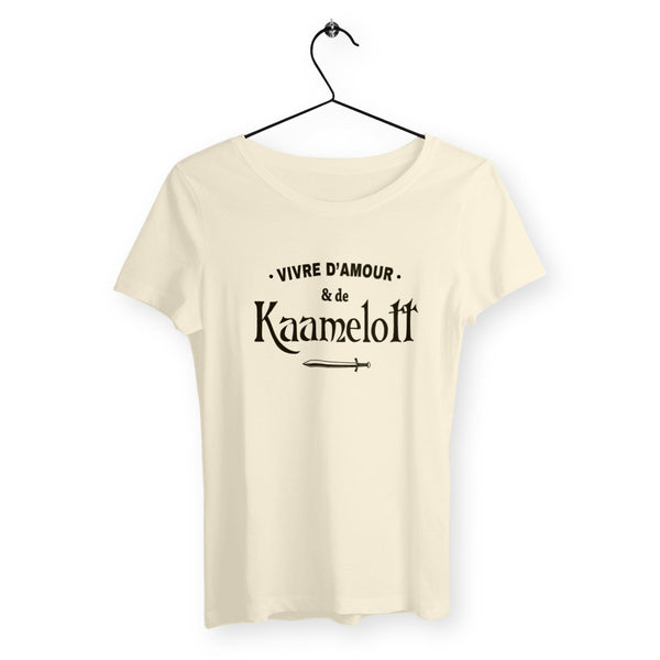 T-shirt femme - Vivre d'amour et de Kaamelott - #shop_name - Premium Plus