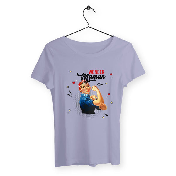 T-shirt femme - Wonder maman - #shop_name - Premium Plus